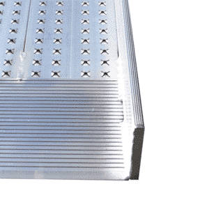 Rollstuhlrampe fest Detail Auflage unten