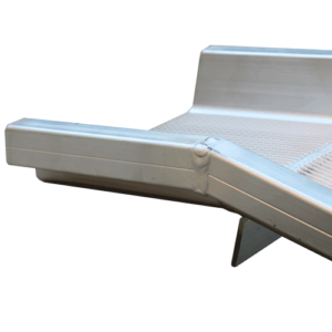 Rollstuhlrampe leicht Detail Auflage oben