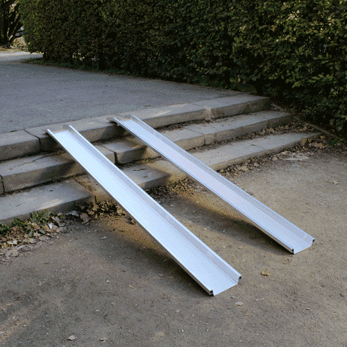 Rollstuhlrampe aus Aluminium