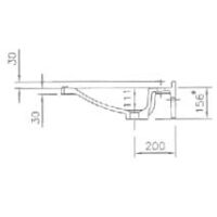 Seitenansicht 65cm Breite