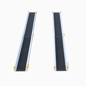 Rollstuhlrampe / Teleskoprampe 2-teilig frontal