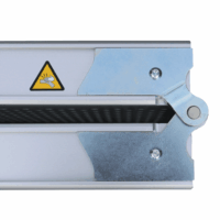 Rollstuhlrampe klappbar Detail Scharnier