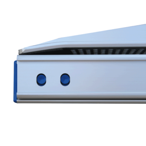 Rollstuhlrampe klappbar und teleskopierbar Detail Enden geklappt