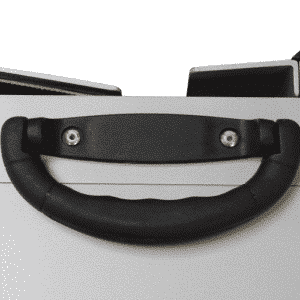 Rollstuhlrampe / Flächenrampe 2-teilig Detail Griff