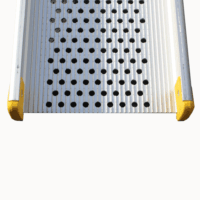 Rollstuhlrampe / Teleskoprampe 3- teilig Detail rutschfeste Oberfläche