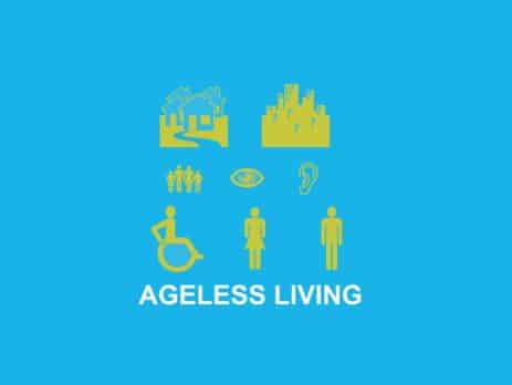 Grafik zu Ageless Living mit verschiedenen Symbolen