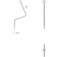 Bedienhebel Kippspiegel Kunststoff nachrüstbar – Bild 4