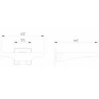 Design Klappsitz Wandmontage – Bild 2