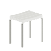 Duschhocker Edelstahl bis 200 kg – Bild 1