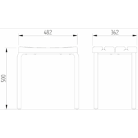 Duschhocker Edelstahl bis 200 kg – Bild 2