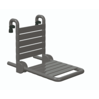 Duschstuhl Einhängesitz Kunststoff klappbar – Bild 1