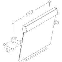 Kippspiegel mit Leuchte – Bild 3