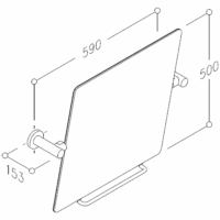 Kippspiegel pulverbeschichtet – Bild 3