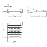 Klappsitz Kunststoff wasserdurchlässig – Bild 3