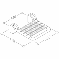Klappsitz Kunststoff wasserdurchlässig – Bild 4