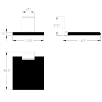 Klappsitz pulverbeschichtet – Bild 2