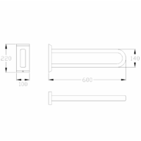 Stützgriff pulverbeschichtet – Bild 2