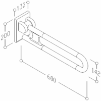 Stützklappgriff Kunststoff – Bild 4