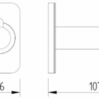Design Türstopper mit Handtuchhaken – Bild 2
